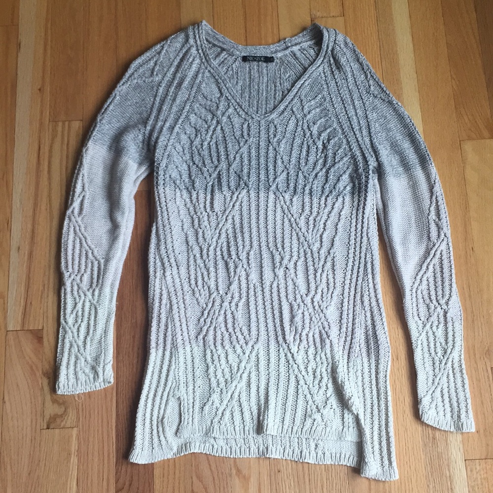 NIC + ZOE multi color sweater XS